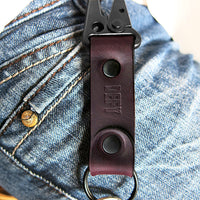 Key Chain / Horween Oxblood Chromexel® Leather