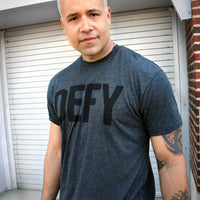 DEFY Tee / Dark Grey Heather | Short Sleeves