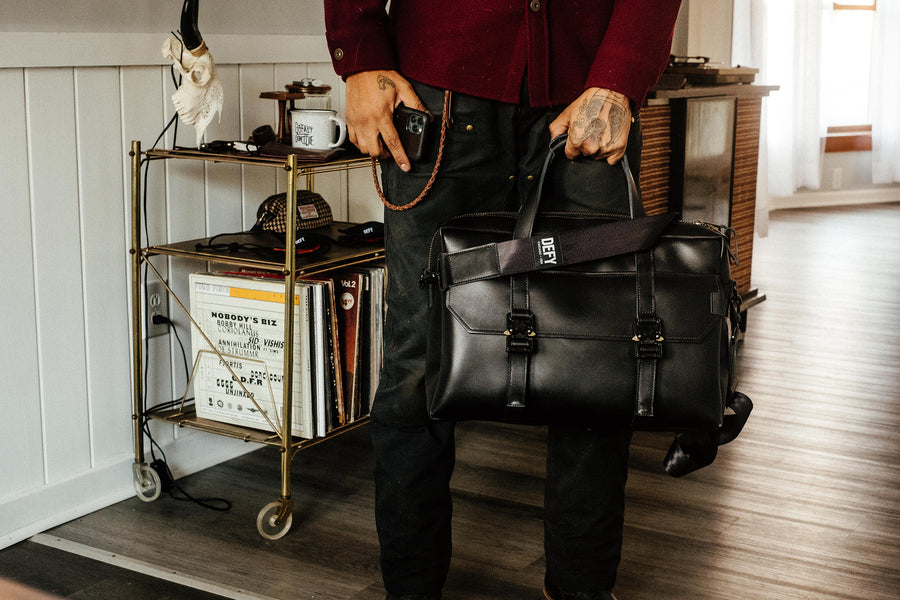 Defender Briefcase / Horween Austin Calf Leather Strap Edition Bundle | Low Stock