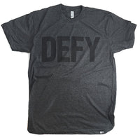 DEFY Tee / Dark Grey Heather | Short Sleeves