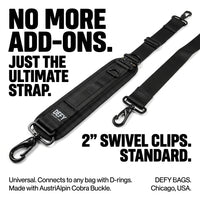 The Ultimate Crossbody Strap Ballistic Nylon x Closed-Cell Foam Padding x AustriAlpin® Cobra Buckle