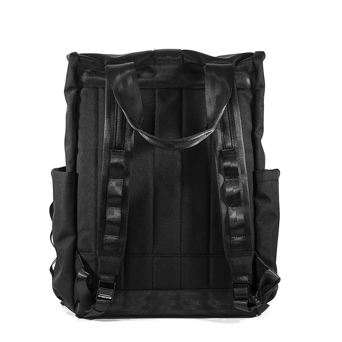 VerBockel Rolltop Backpack 2.0 'Un-Zipped' | Black Ballistic Nylon x ECOPAK™ EPX ’Fire Edition’ |  | Ships 5-6 Weeks