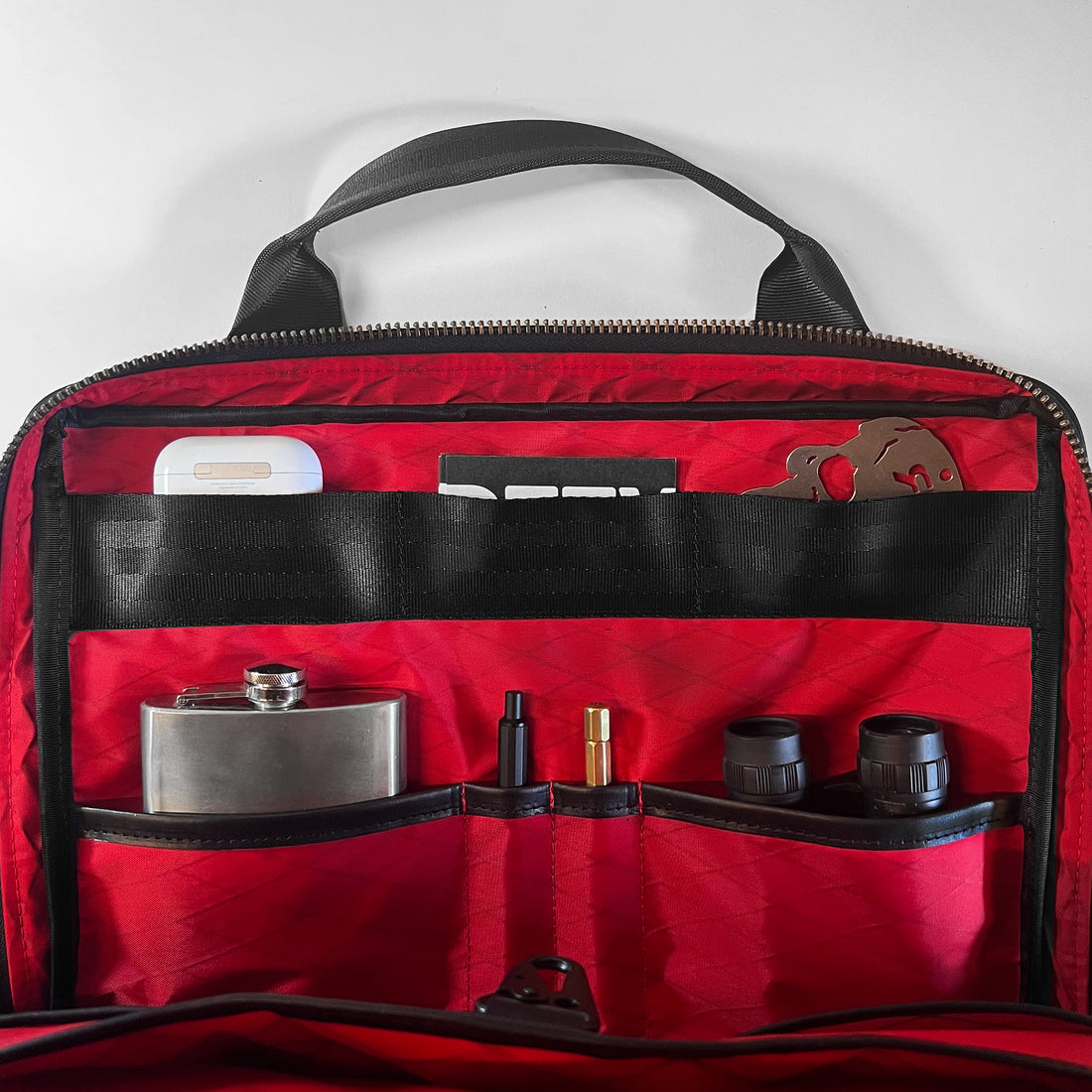Slim Briefcase | Horween Austin Calf Leather x Redrum X-PAC™