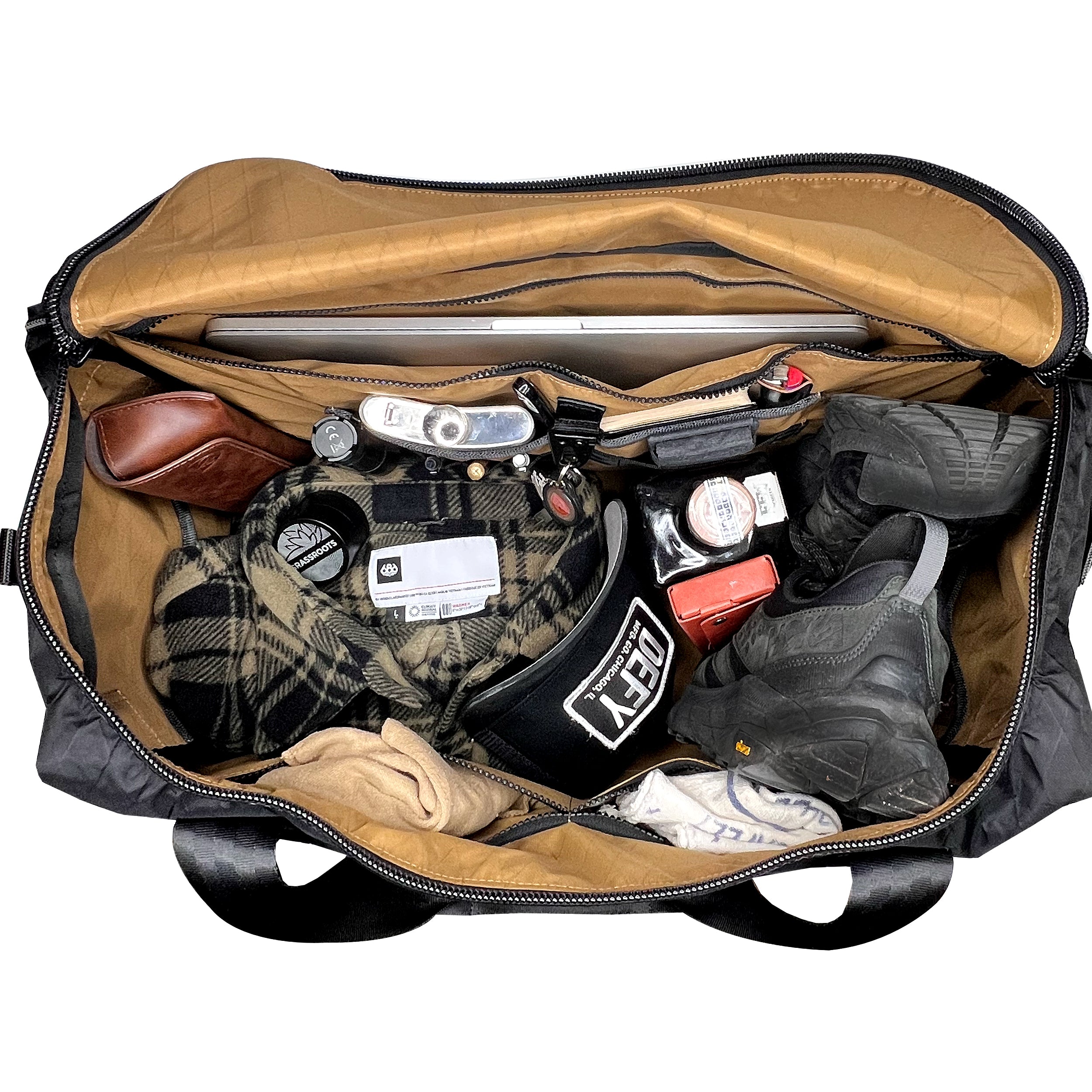 The Rover Backpack | Black X-Pac™ x Coyote X-Pac™ – DEFY