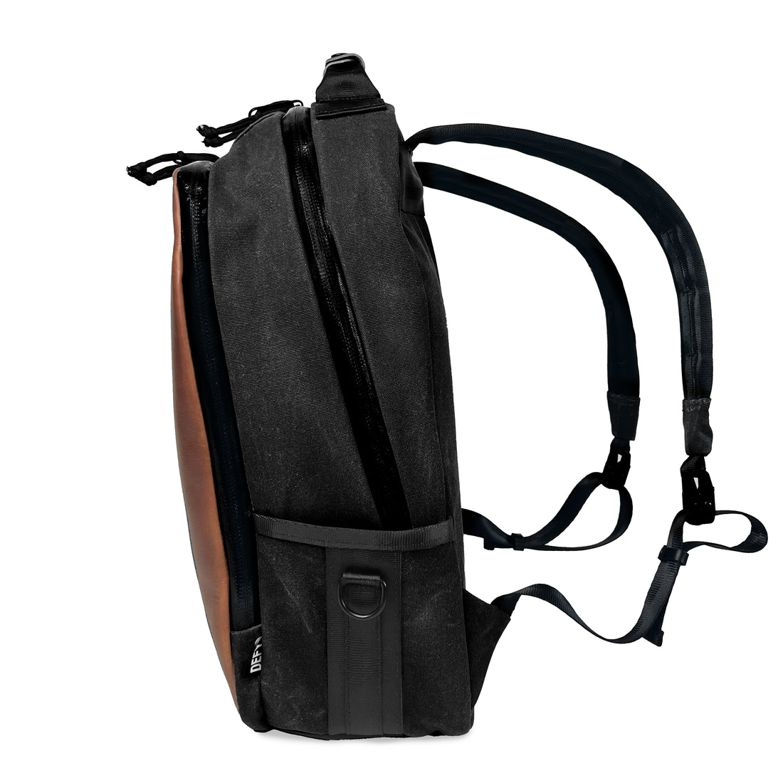 Bucktown Backpack / Black TexWax™ Canvas x Horween Cavalier Whiskey Leather x 'Redrum' X-Pac™ Bundle / Last 1