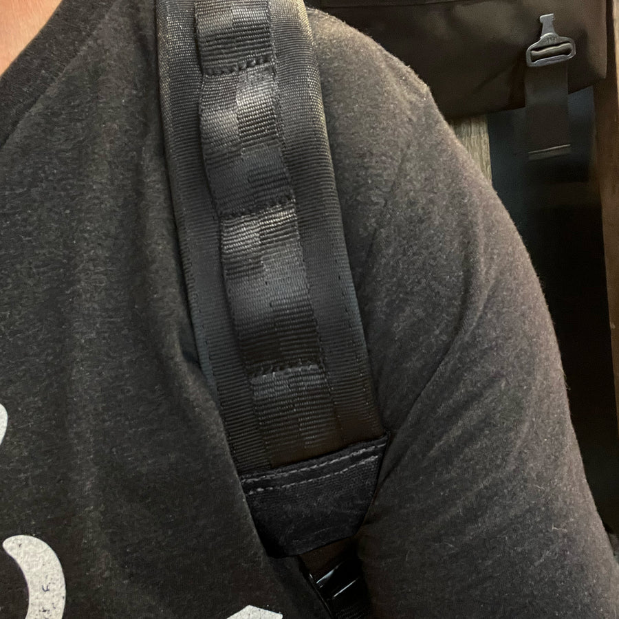 Bucktown Backpack / Black TexWax™ Canvas x Horween Cavalier Whiskey Leather x 'Redrum' X-Pac™ Bundle / Last 1