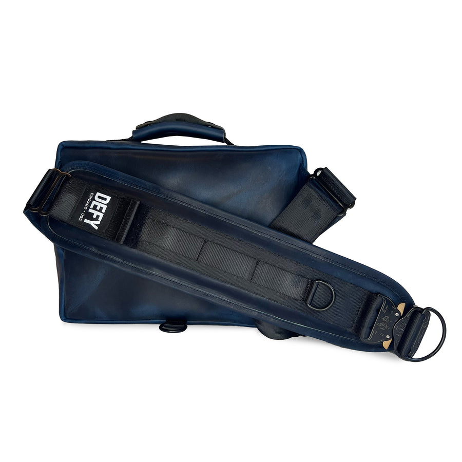 Insidious Jr. Sling / Horween Cobalt Blue Leather / Inverted Storm Grey X-Pac® X11 / Ships in 4-6 Weeks