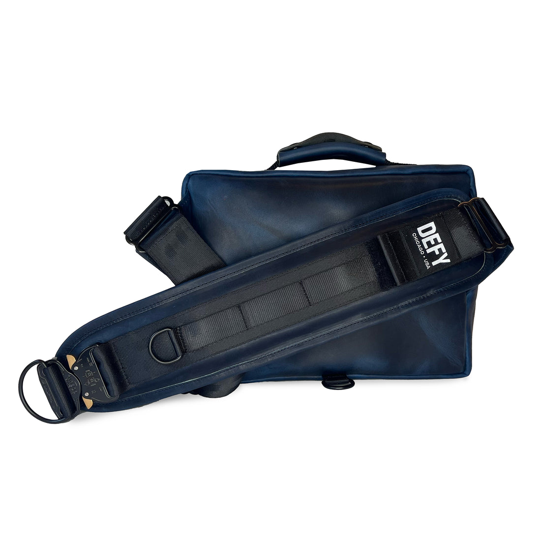 Insidious Jr. Sling / Horween Cobalt Blue Leather / Inverted Storm Grey X-Pac® X11 / Ships in 4-6 Weeks