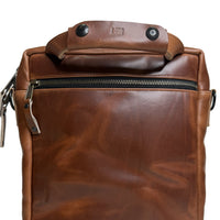 Defender DayTripper / Horween Cavalier Whiskey Leather x TexWax™ Autumn Plaid Wax Canvas