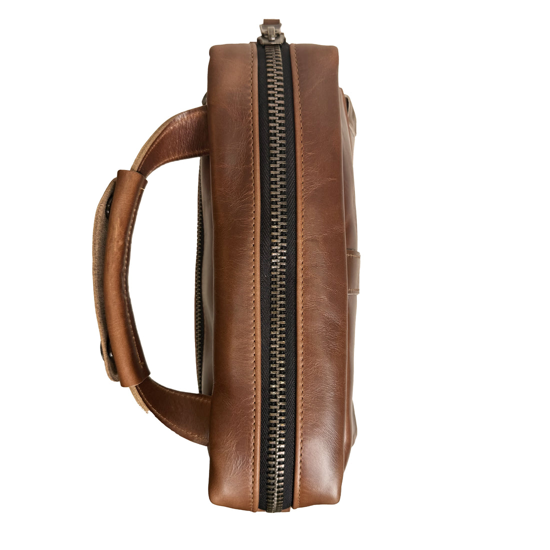 Defender DayTripper / Horween Cavalier Whiskey Leather x TexWax™ Autumn Plaid Wax Canvas