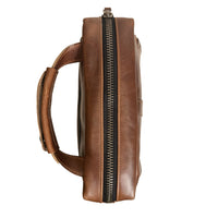 Defender DayTripper / Horween Cavalier Whiskey Leather x TexWax™ Autumn Plaid Wax Canvas