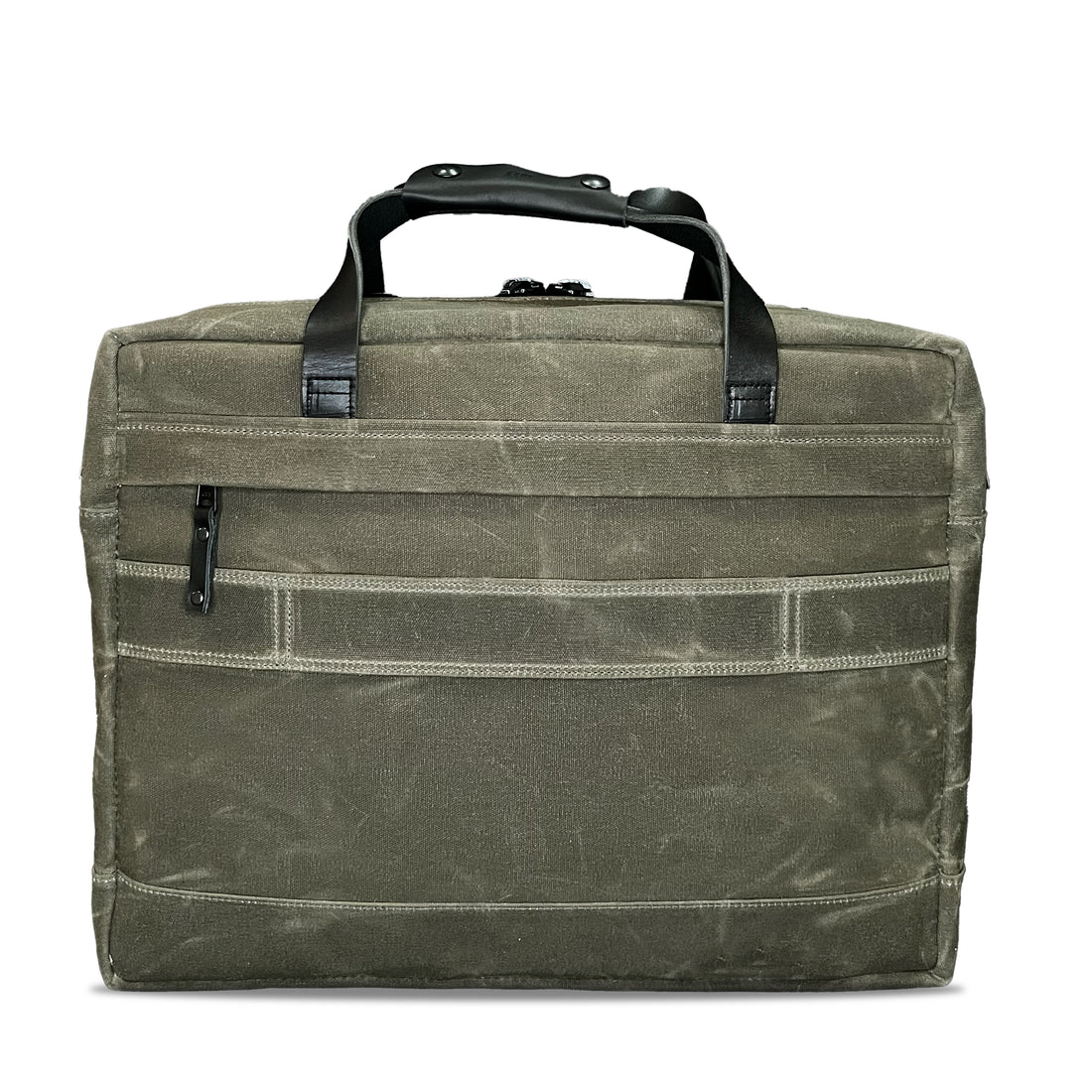 Epic 48 Hour Briefcase / Military Tent Inspired OD Wax Canvas x Coyote XPAC Edition / Ships in 3-6 Weeks