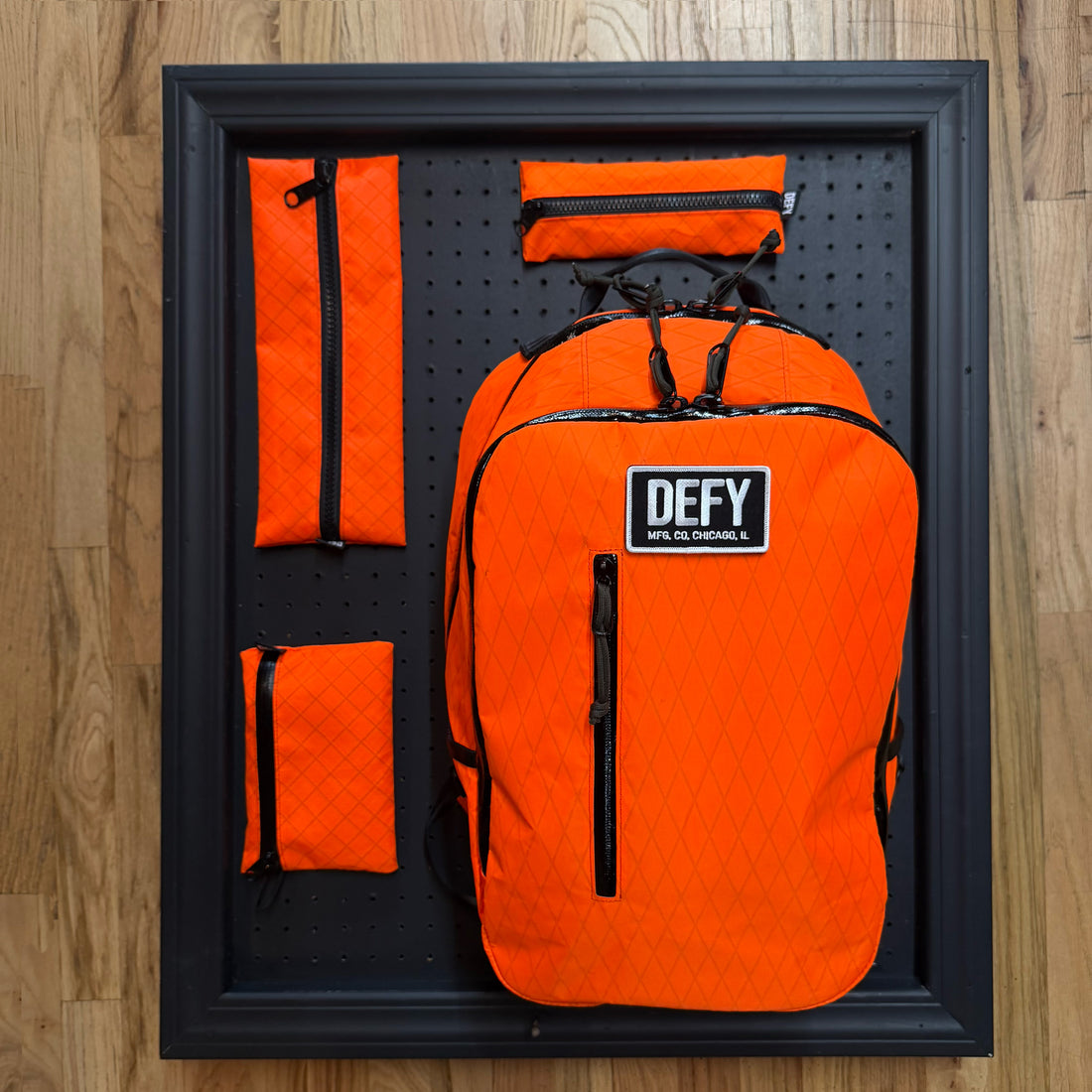 SHIPS IN 8-10 WEEKS / Bucktown / Blaze 'Fire' Orange X-Pac™ Exterior x Rogue Camo CORDURA® Interior