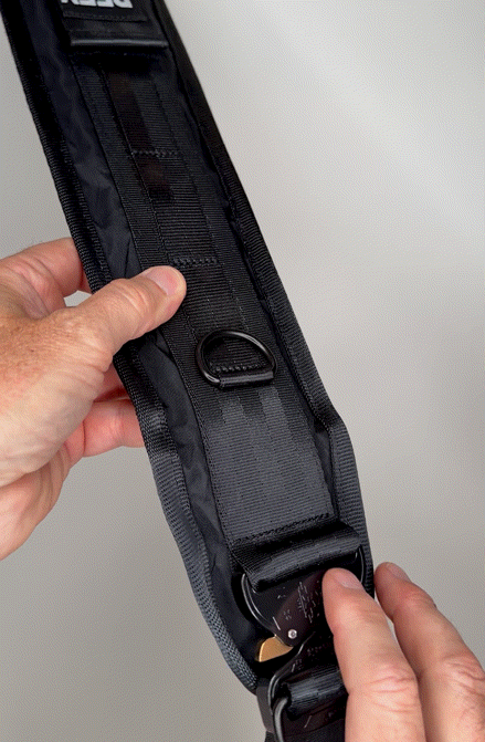 USED SAMPLE: The Ultimate Strap Black X-Pac™ x Closed-Cell Foam Padding x AustriAlpin® Cobra Buckle