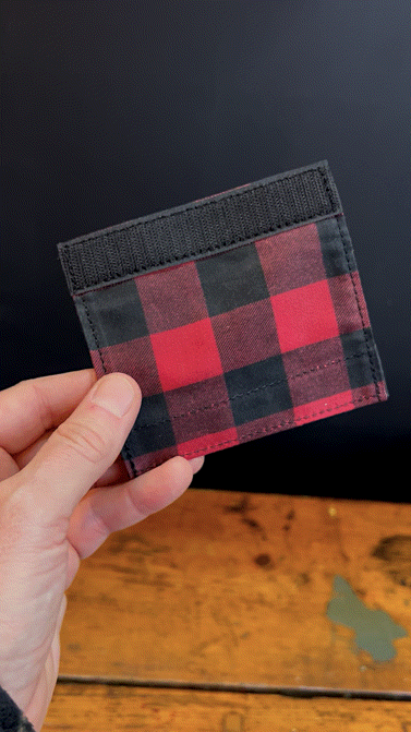 FF - Tech Mr Gripper / Horween Buffalo Plaid Wax Cotton Canvas / Low Quantity
