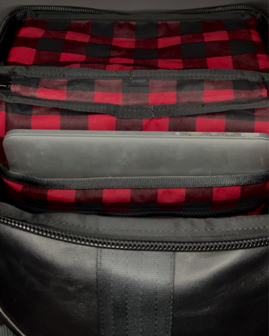 Menace Backpack 2.0 / Full Horween Essex Rookery Leather x TexWax™ Buffalo Plaid Wax Canvas Bundle / Limited