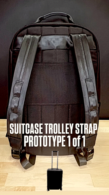 1 of 1 / Bucktown Backpack / Ballistic Nylon / Trolley Strap Prototype