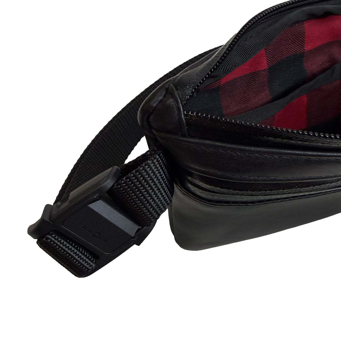 Nefarious Horween Essex Rookery Leather x TexWax™ Buffalo Plaid Wax Canvas / Ships in 4-6 Weeks