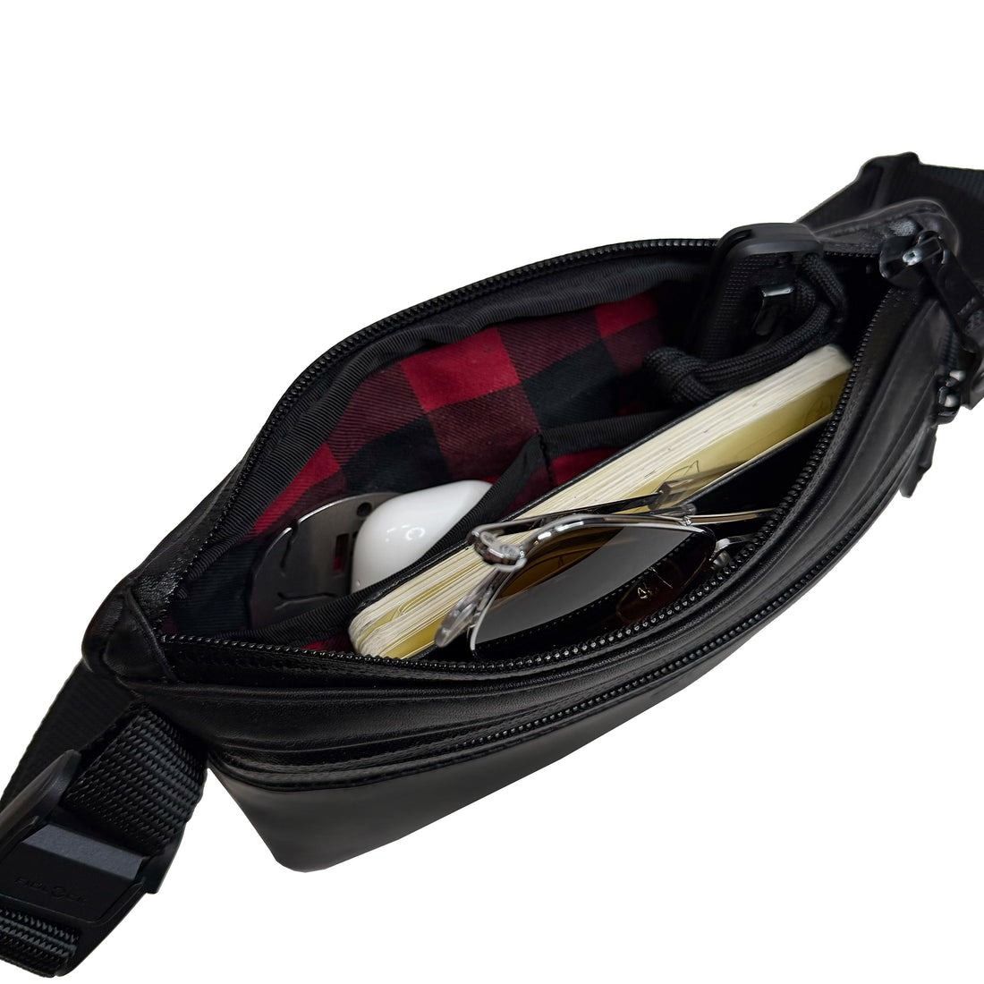 Nefarious Horween Essex Rookery Leather x TexWax™ Buffalo Plaid Wax Canvas / Ships in 4-6 Weeks