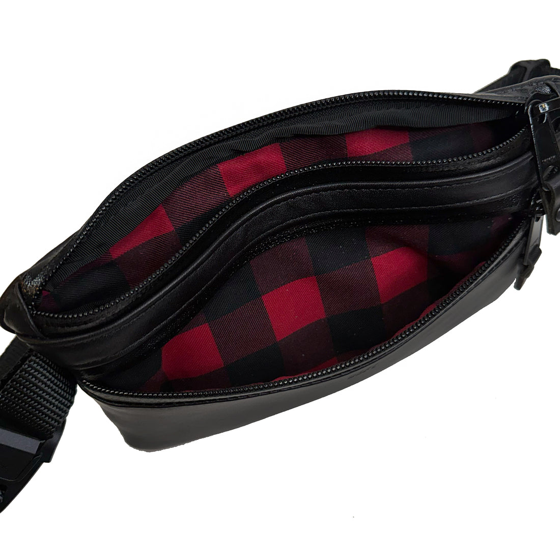 Nefarious Horween Essex Rookery Leather x TexWax™ Buffalo Plaid Wax Canvas / Ships in 4-6 Weeks