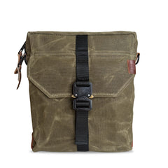 SHIPS IN 6-8 WEEKS / Defender DayTripper / Olive Drab TEXWAX™ Original Wax Canvas x TexWax™ Autumn Plaid Wax Canvas