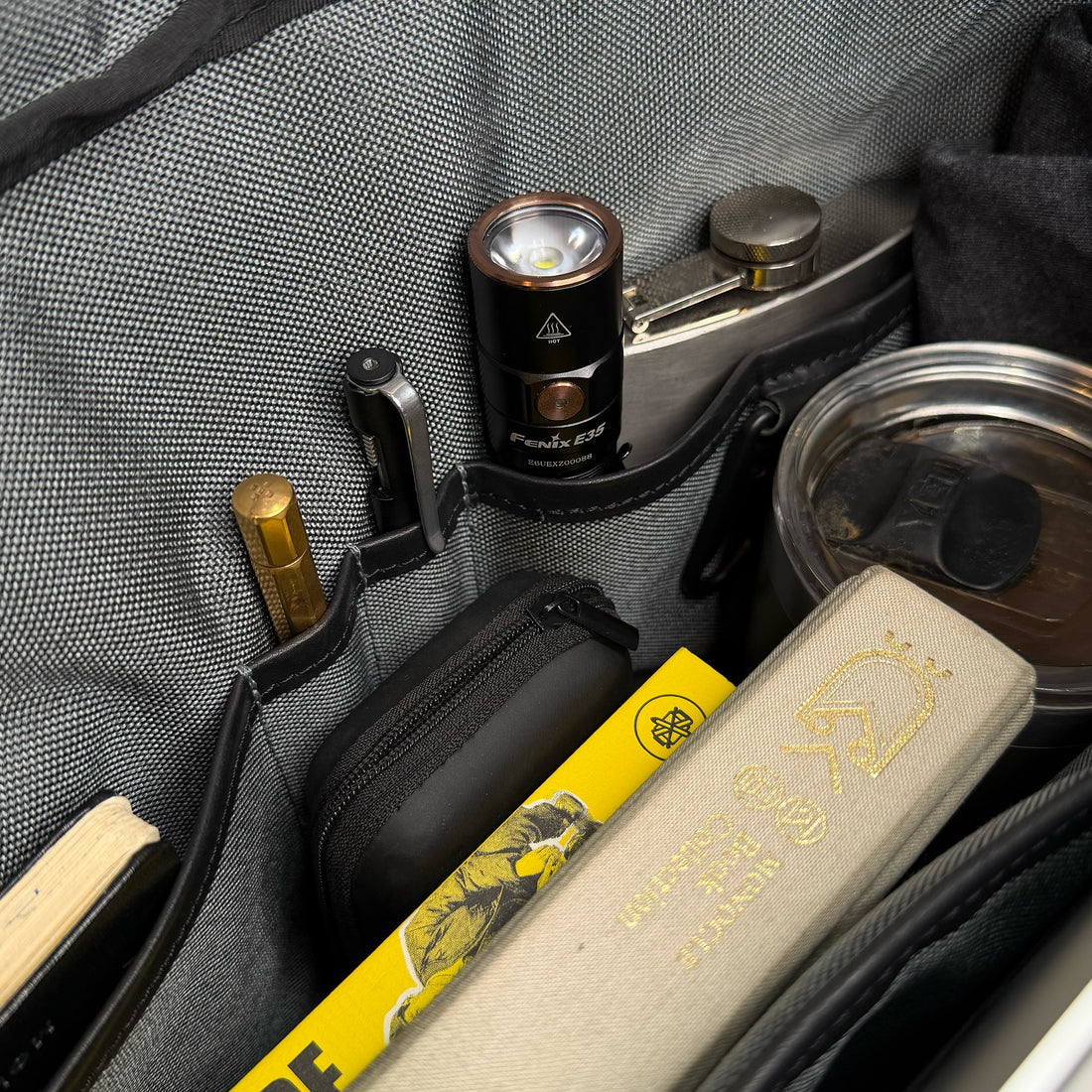 Defender Briefcase Olive Drab TexWax™ x Silver Lining Cordura / Last 1