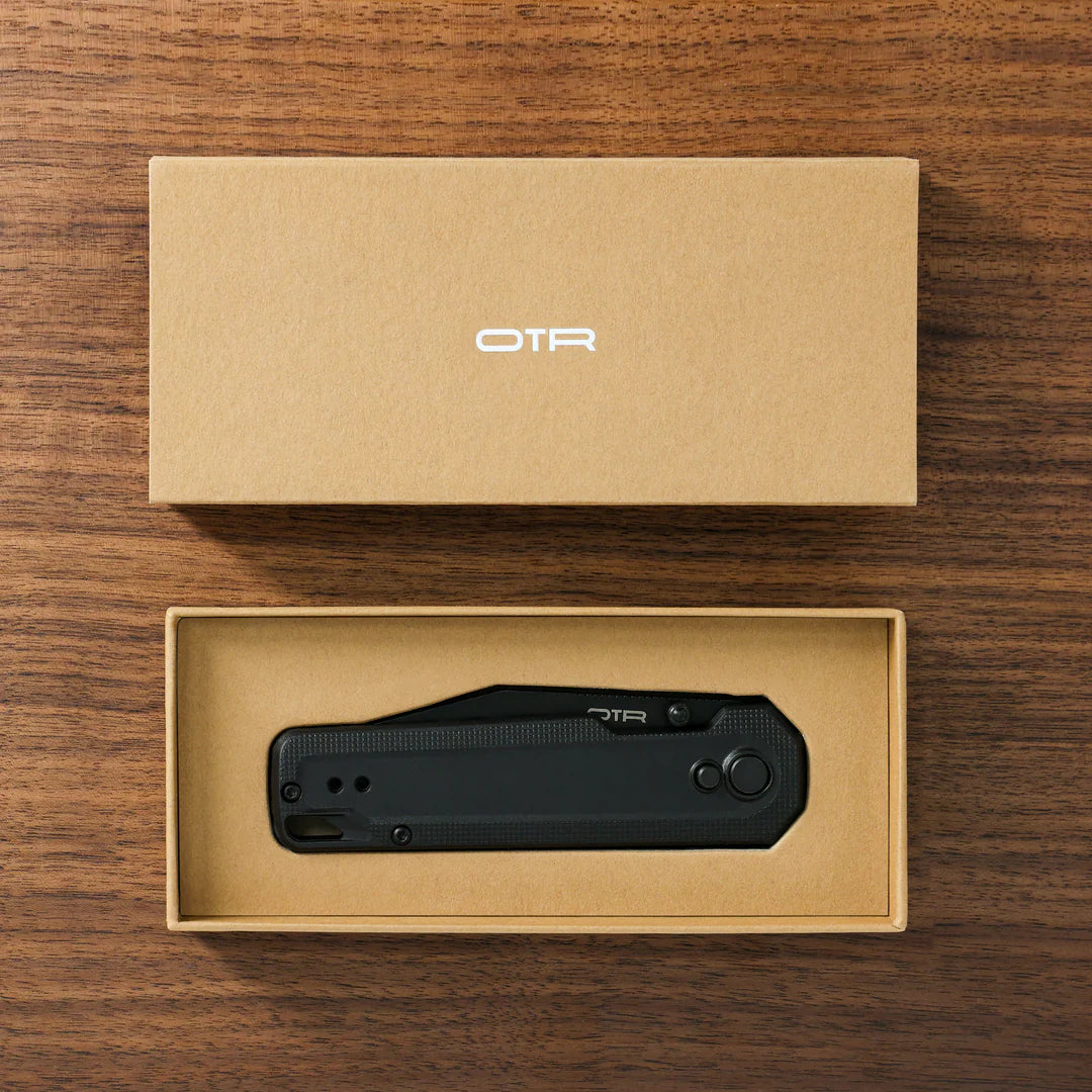 DEFY x OTR Black Pocket Knife / Ships in 1 Week