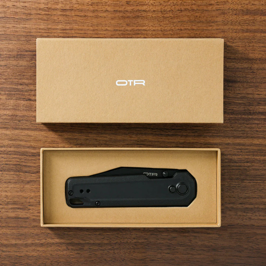 DEFY x OTR Black Pocket Knife / Ships in 1 Week