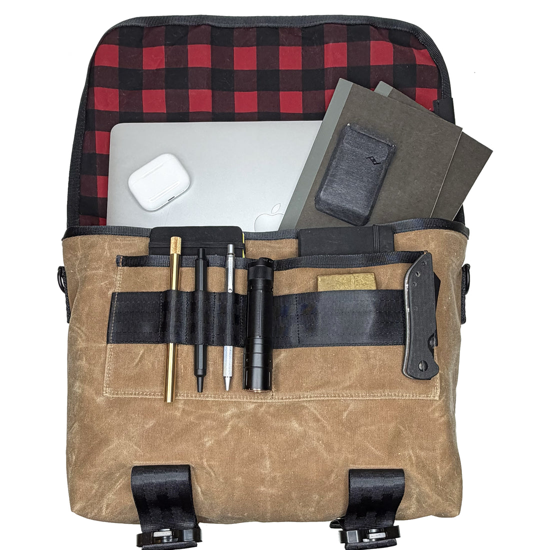 Recon / Desert Tan TexWax™ Canvas x TexWax™ Buffalo Plaid waxed cotton canvas / Few Made
