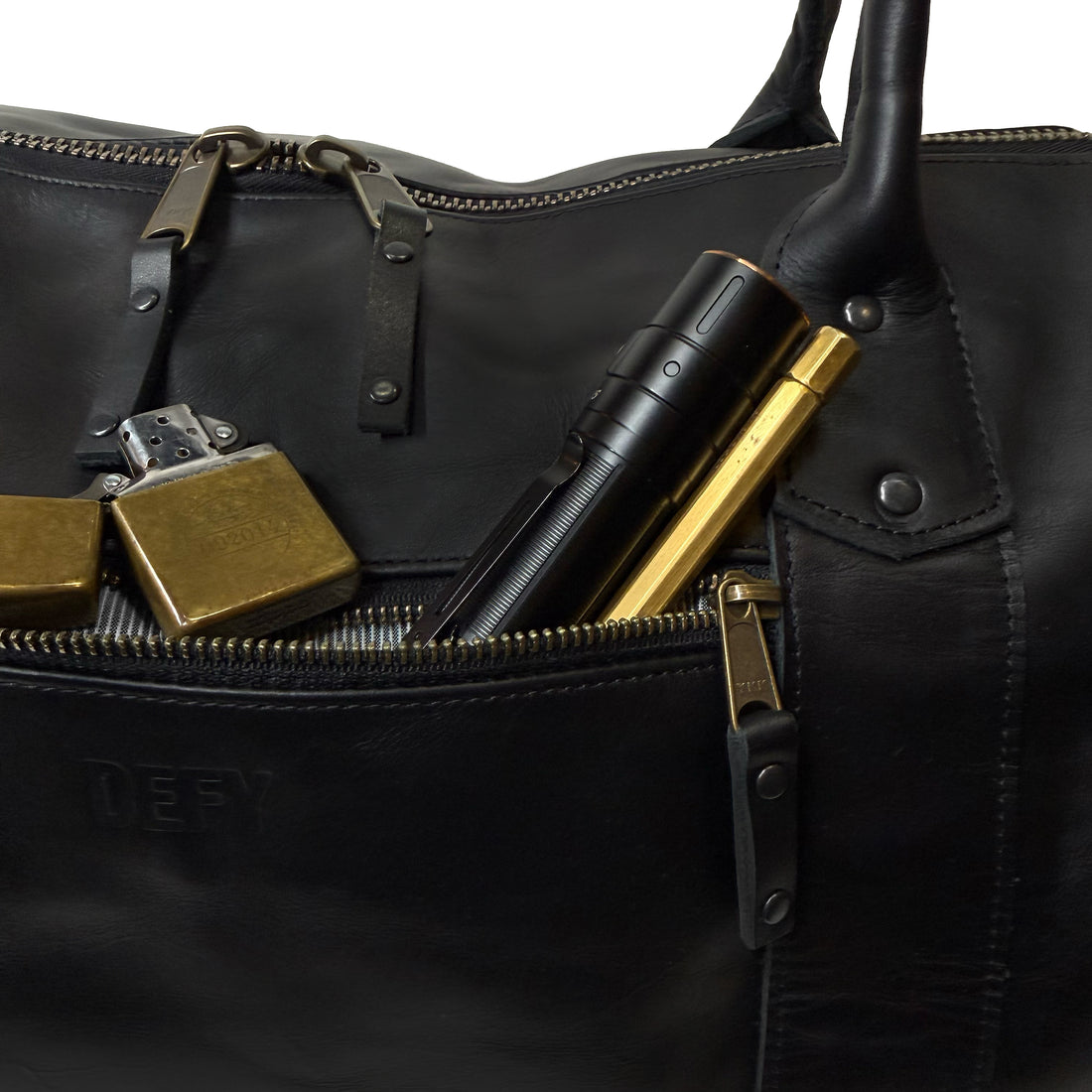 The Ultimate Overnighter / Horween Rookery Leather Exterior x Japanese Lining Bundle / Couple Remain