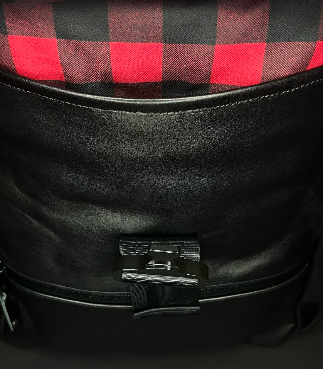 Menace Backpack 2.0 / Full Horween Essex Rookery Leather x TexWax™ Buffalo Plaid Wax Canvas Bundle / Limited