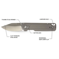 DEFY x OTR Titanium Steel Pocket Knife