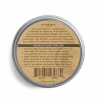 Otter Wax Leather Salve Conditioner / All Natural / Made in Portland