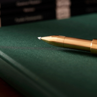 The Wren Brass Pen / Bundle with Tom's Ink / Milled in the UK