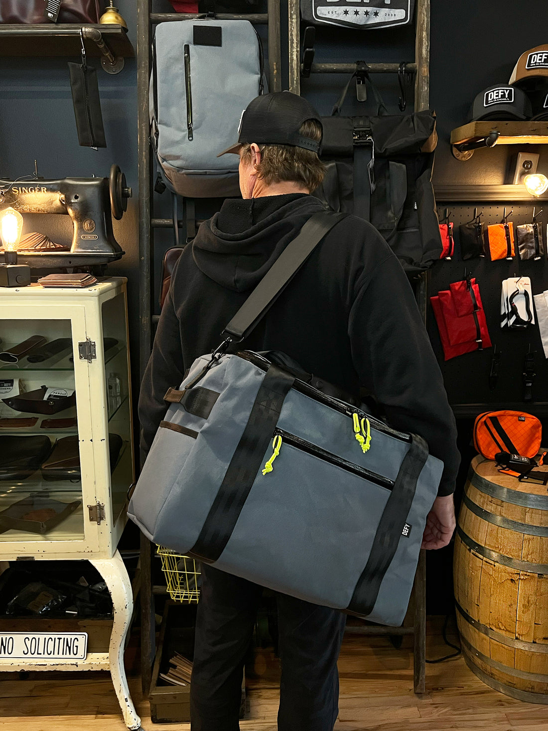 The Rover Backpack / Storm Grey X-Pac® X11 x X-Pac™ Hi-Vis Yellow | Low Stock