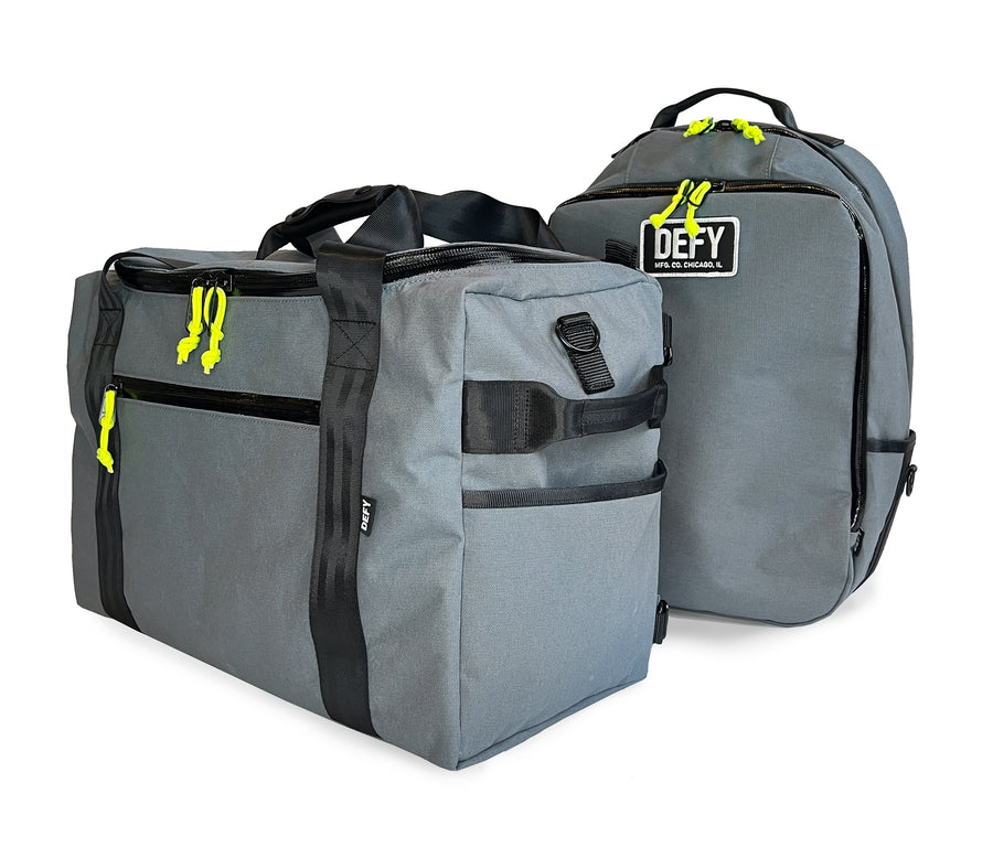 The Rover Backpack / Storm Grey X-Pac® X11 x X-Pac™ Hi-Vis Yellow / Ships in 5-6 Weeks