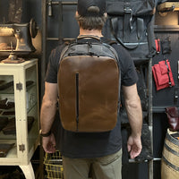 Bucktown Backpack / Charcoal TexWax™ Canvas x Horween Cavalier Whiskey Leather x Stormtrooper X-Pac™ Bundle / Ships in 3-5 Weeks