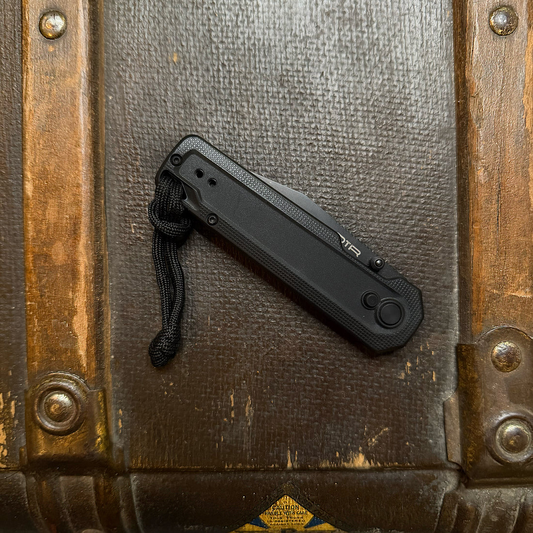 DEFY x OTR Black Pocket Knife / Ships in 1 Week