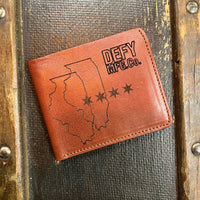 FF - Chicago Stars x Illinois / Boss Wallet / Horween Essex Cognac Leather / 1 of 1