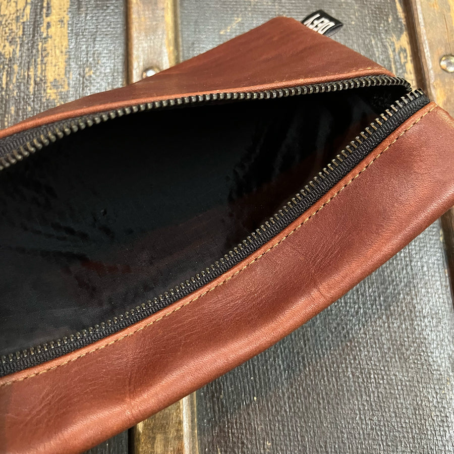 FF - Large Horween Cognac Leather Gear Pouch / 1 of 1