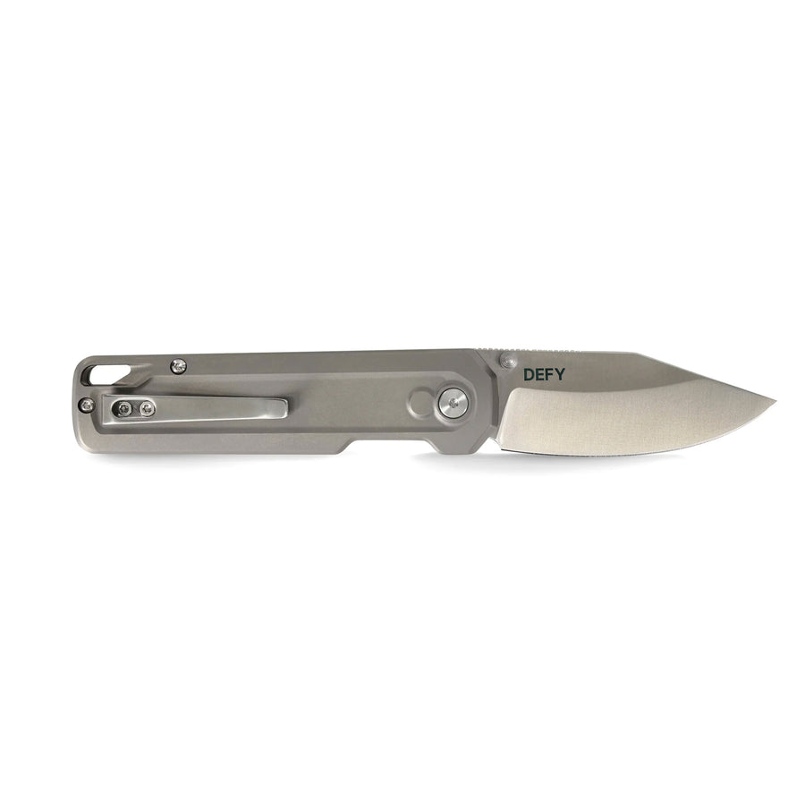 DEFY x OTR Titanium Steel Pocket Knife