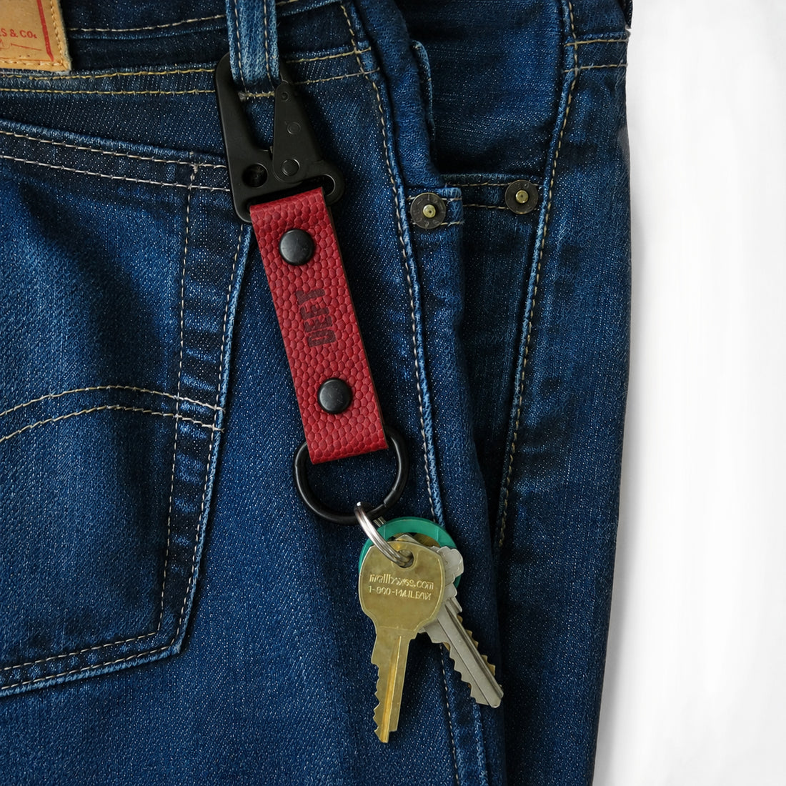 Key Chain / Horween NFL Football Leather / Limited
