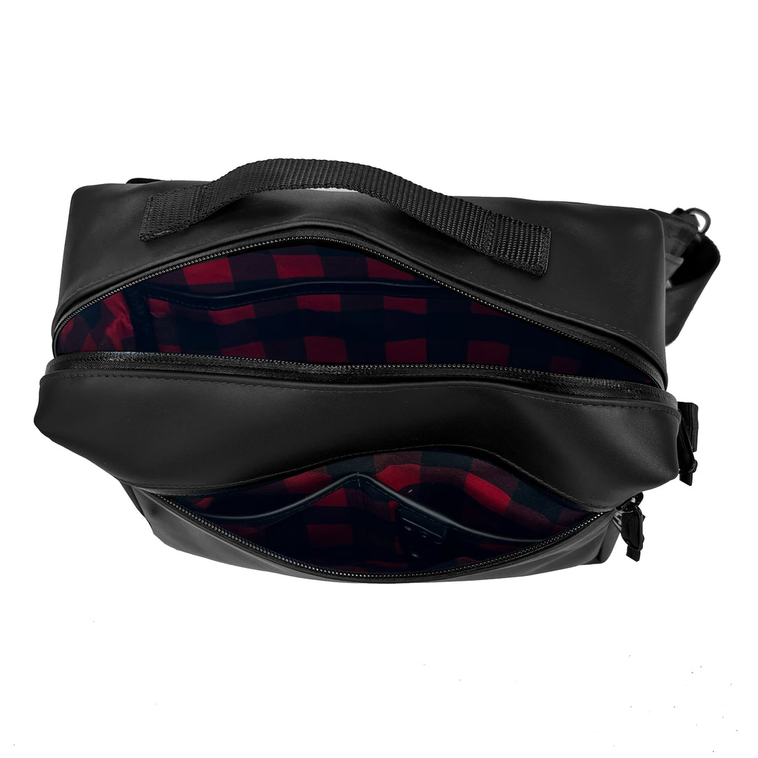 Insidious Jr. Sling / Horween Essex Rookery Leather x TexWax™ Buffalo Plaid Wax Canvas Bundle / Ships in 5-8 Weeks