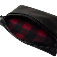 Project Horween Essex Rookery Leather x TexWax™ Buffalo Plaid Wax Canvas 3 Pouch Bundle / Ships in 1 Week