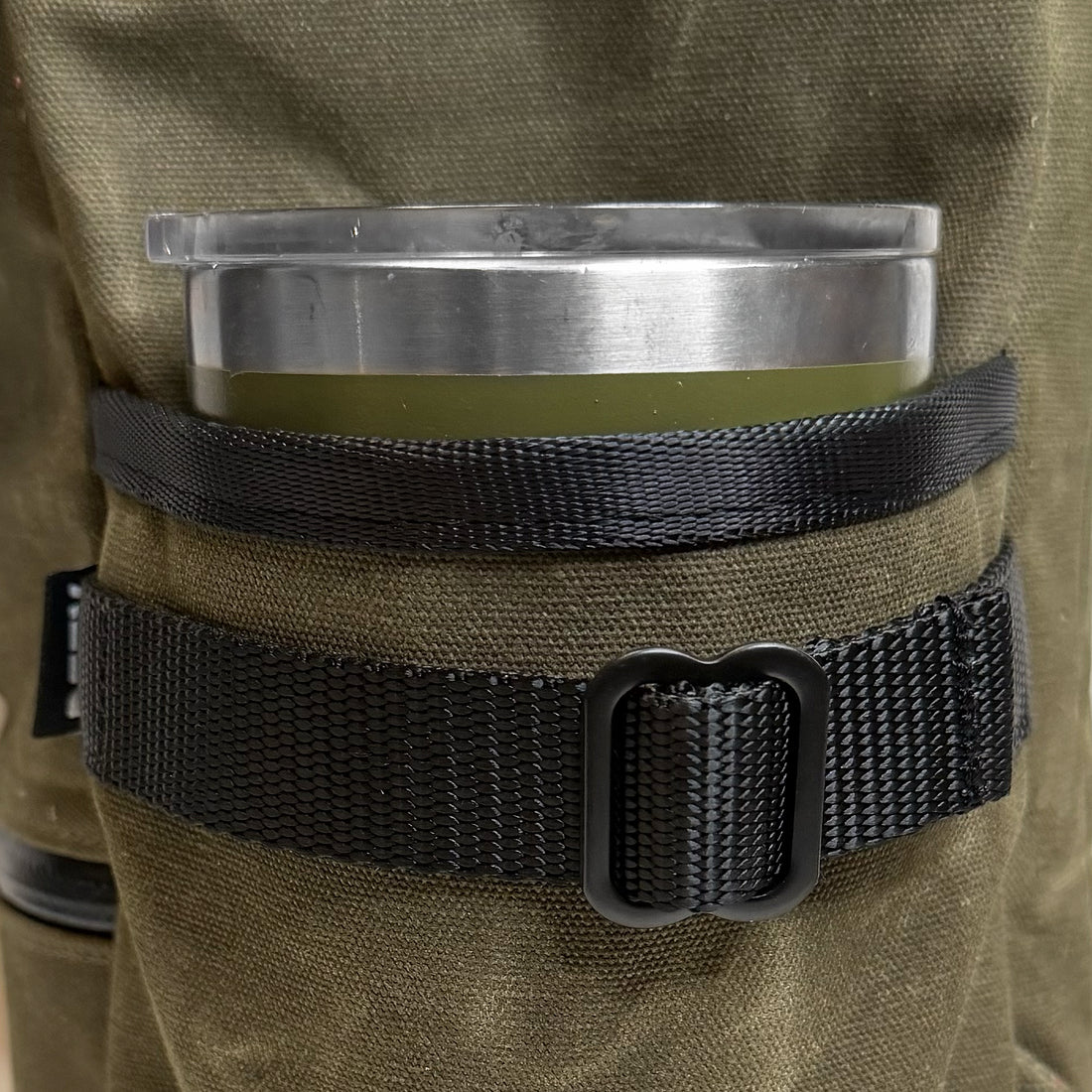 Menace Backpack 2.0 / Olive Drab TexWax™ x TexWax™ Buffalo Plaid Wax Canvas / Ships in 6-10 Weeks