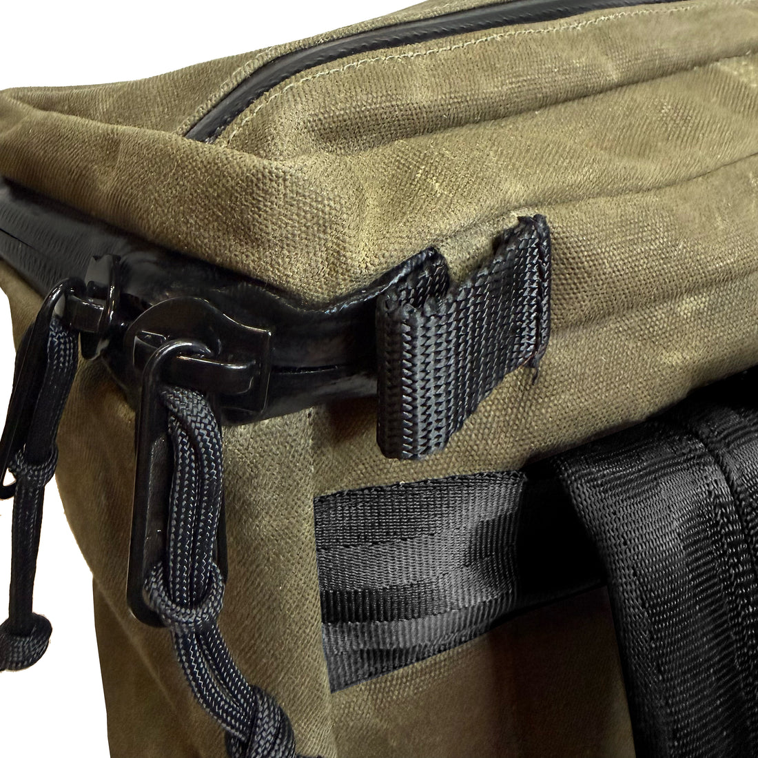Menace Backpack 2.0 / Olive Drab TexWax™ x TexWax™ Buffalo Plaid Wax Canvas / Ships in 6-10 Weeks