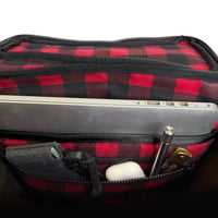 Menace Backpack 2.0 / Olive Drab TexWax™ x TexWax™ Buffalo Plaid Wax Canvas / Ships in 6-10 Weeks