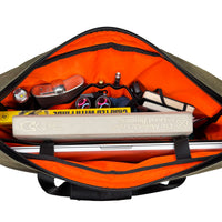 Defender Briefcase Olive Drab TexWax™ x ECOPAK™ EPX Blaze Orange / Limited Edition