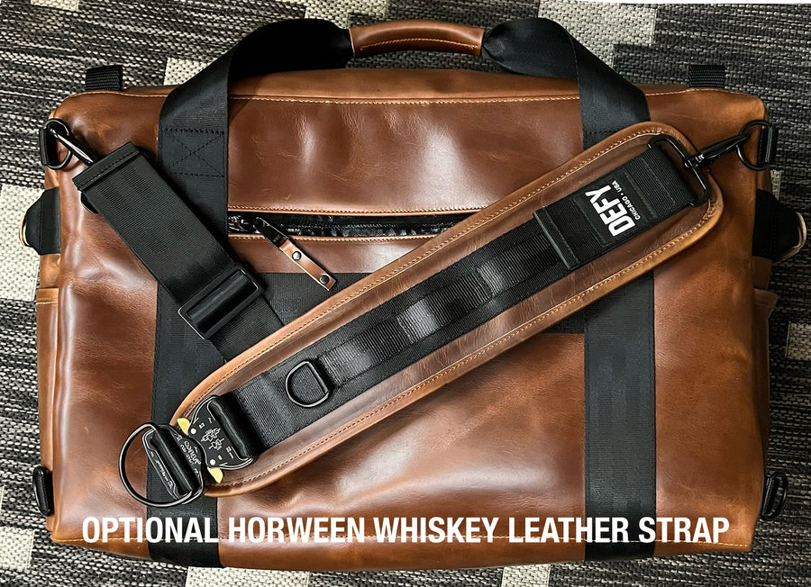 Bundle: Rover Backpack / Horween Whiskey Cavalier Leather x 'Fire Edition' ECOPAK™ EPX Blaze Orange / Limited Quantity