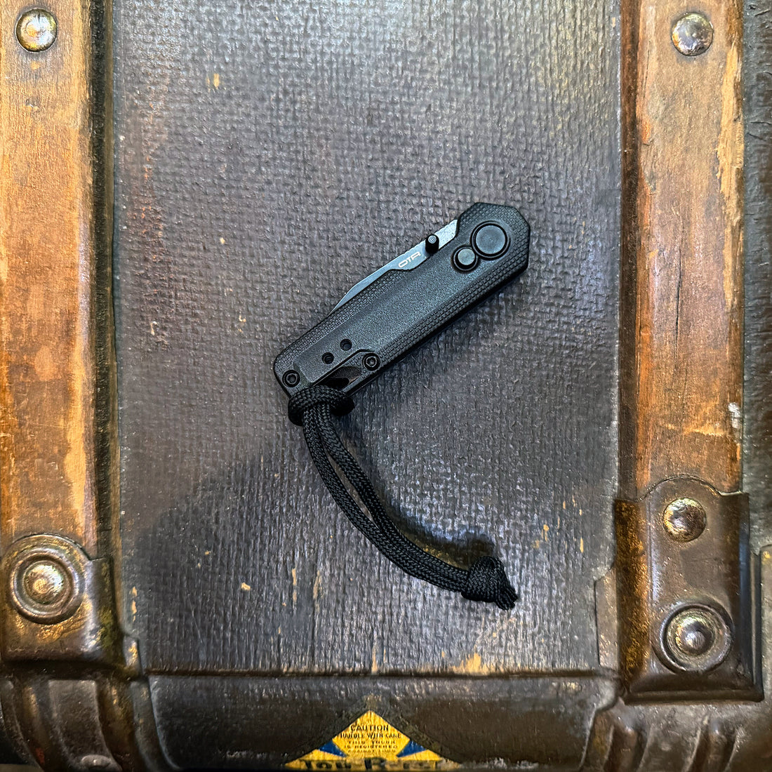 DEFY x OTR Black Mini Pocket Knife